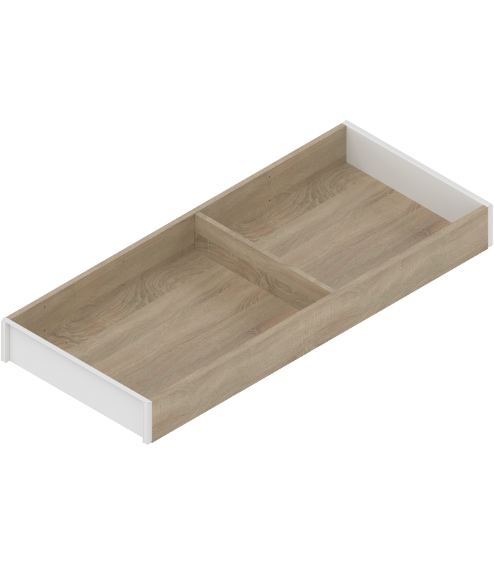 AMBIA-LINE  ramki do szuflady standardowej LEGRABOX  w opcji drewnopodobnej  dł. 500 mm  szerokość 200 mm  Dąb Bard.