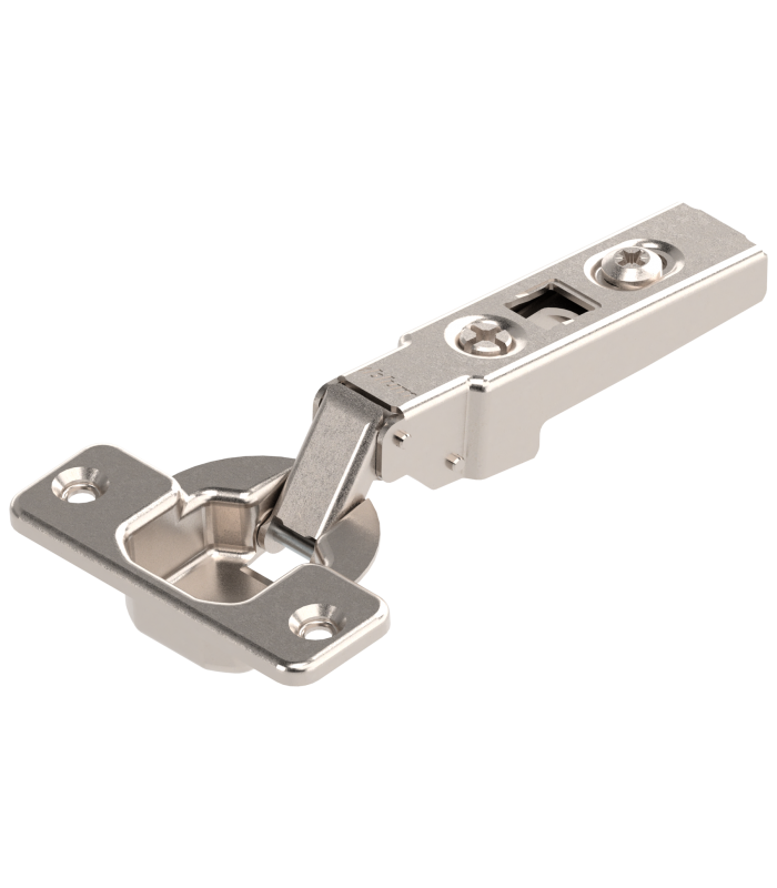 CLIP zawias standard. 100   Drzwi nakładane  puszka  na wkręty  niklowany 71M2550