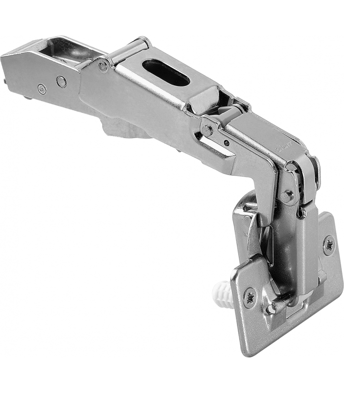 CLIP top zawias z szerokim kątem otw. 170   Drzwi nakładane  puszka  wciskana  niklowany 71T6580