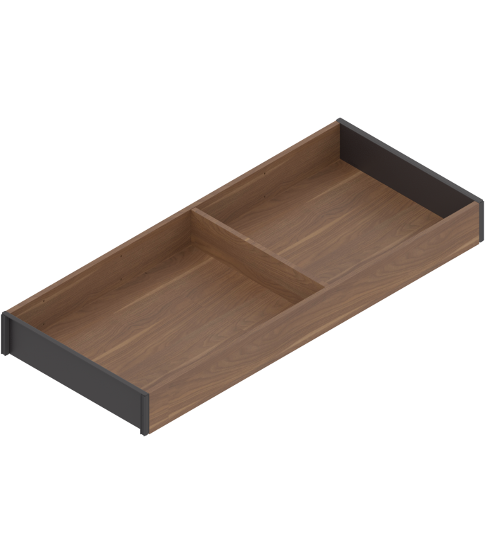 AMBIA-LINE  ramki do szuflady standardowej LEGRABOX  w opcji drewnopodobnej  dł. 500 mm  szerokość 200 mm  Orzech Ten