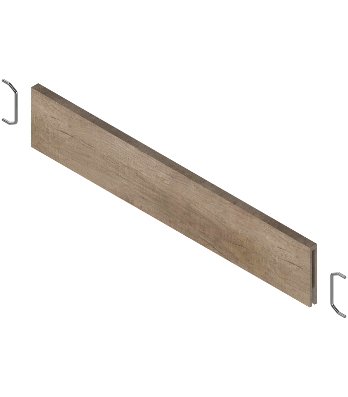 AMBIA-LINE listwa poprzeczna do szuflady standardowej LEGRABOX  ZC7S300RHU   w opcji drewnopodobnej  Dąb Nebr. szary ST