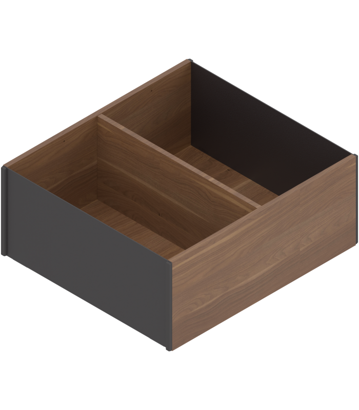 AMBIA-LINE rama do LEGRABOX szuflady z wysokim frontem  w opcji drewnopodobnej  od dł. 270 mm  szerokość 242 mm  Orze