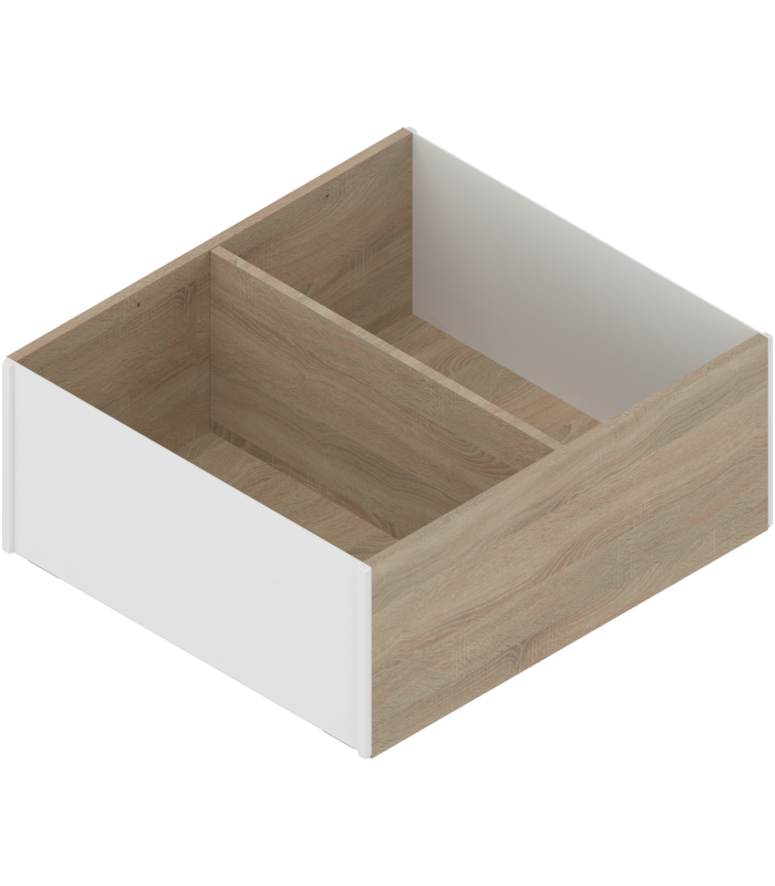AMBIA-LINE rama do LEGRABOX szuflady z wysokim frontem  w opcji drewnopodobnej  od dł. 270 mm  szerokość 242 mm  Dąb