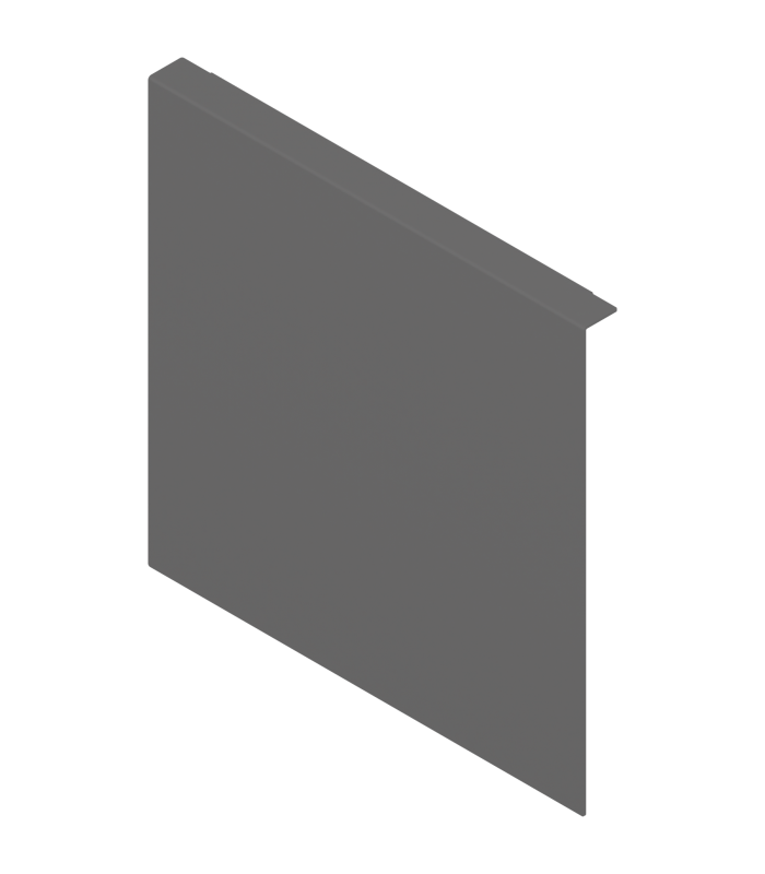 AMBIA-LINE adapter do montażu ramy do drewnianej ścianki tylnej do szuflady z wysokim frontem LEGRABOX wysokość F  s