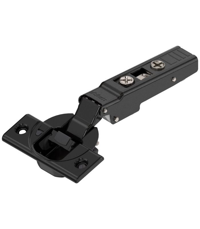 CLIP top BLUMOTION zawias standard. 110  Specjalny  Drzwi nakładane  puszka  na wkręty  czarny 73B3550