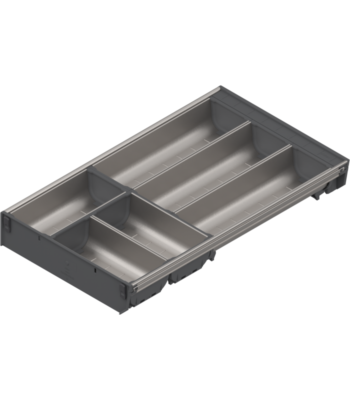 ORGA-LINE wkład z pojemnikami  częściowe wypełnienie   do szuflady standardowej TANDEMBOX  dł. NL 500 mm  szer. kor