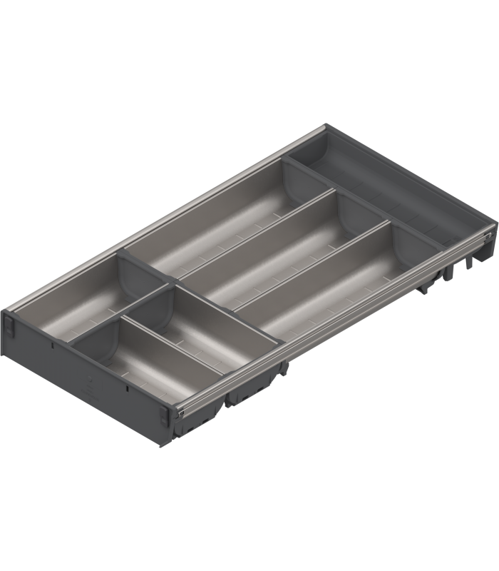 ORGA-LINE wkład z pojemnikami  częściowe wypełnienie   do szuflady standardowej TANDEMBOX  dł. NL 550 mm  szer. kor