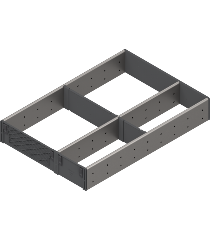 ORGA-LINE wkład z przegródkami  częściowe wypełnienie   do szuflady standardowej TANDEMBOX  dł. NL 450 mm  szer. k