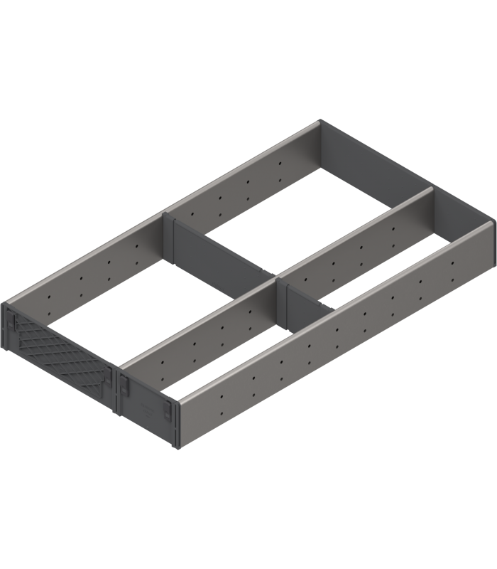 ORGA-LINE wkład z przegródkami  częściowe wypełnienie   do szuflady standardowej TANDEMBOX  dł. NL 550 mm  szer. k