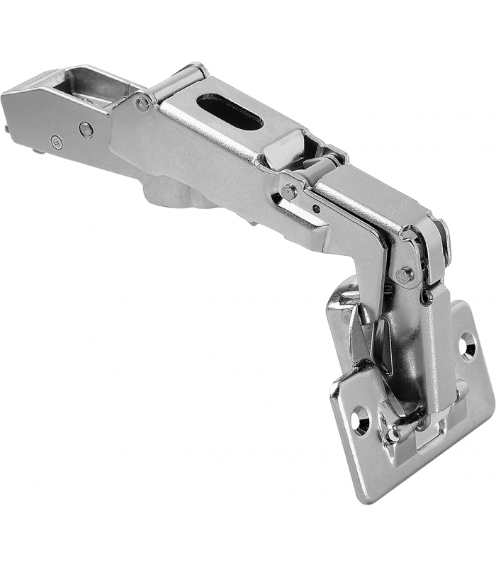 CLIP top zawias z szerokim kątem otw. 170   Drzwi nakładane  bez sprężyny  puszka  na wkręty  niklowany 70T6550.TL