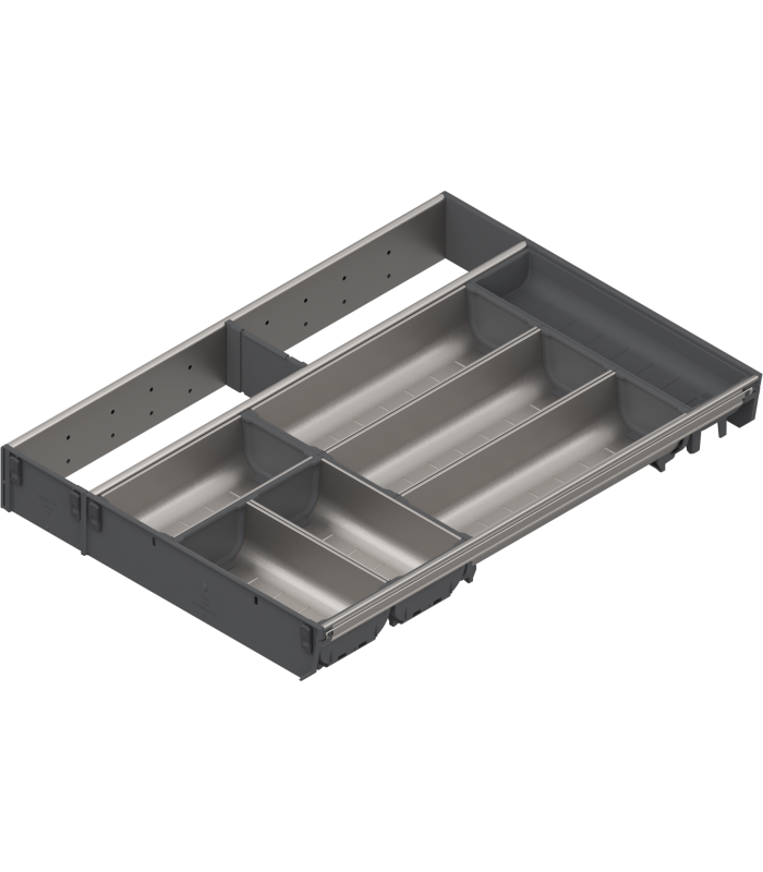 ORGA-LINE wkład kombi  częściowe wypełnienie   do szuflady standardowej TANDEMBOX  dł. NL 550 mm  szer. korpusu KB