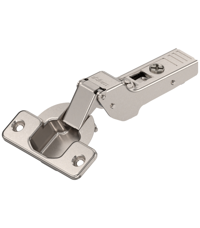 CLIP top zawias standard. 120   Drzwi bliźniacze  puszka  na wkręty  niklowany 71T5650