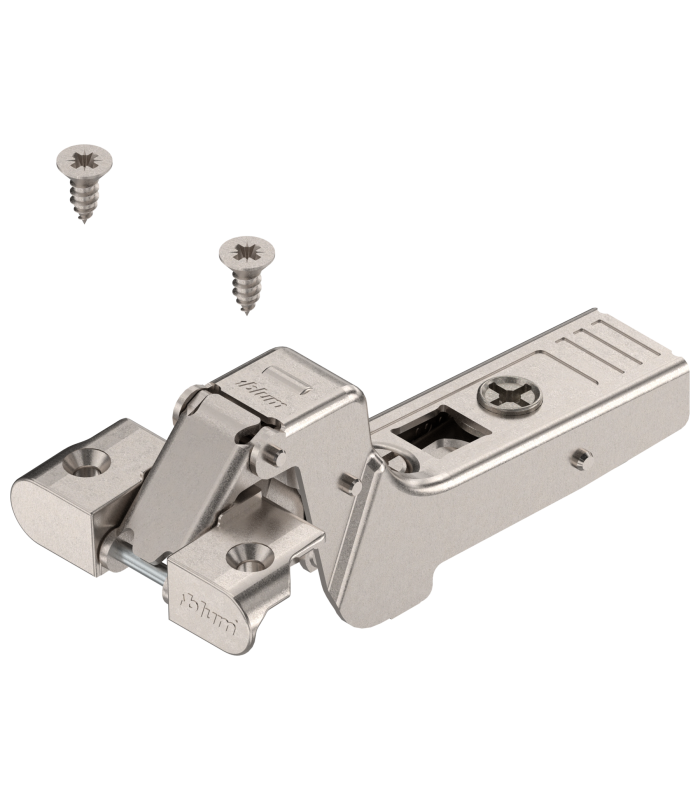 CLIP top zawias do ram alumin. 95   Drzwi wpuszczane  puszka  na wkręty   zawias zamknięty   niklowany 71T970A