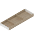 AMBIA-LINE  ramki do szuflady standardowej LEGRABOX  w opcji drewnopodobnej  dł. 600 mm  szerokość 200 mm  Dąb Bard.
