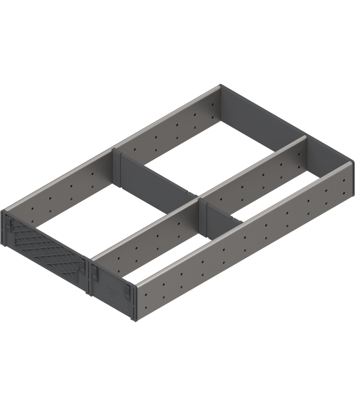 ORGA-LINE wkład z przegródkami  częściowe wypełnienie   do szuflady standardowej TANDEMBOX  dł. NL 500 mm  szer. k