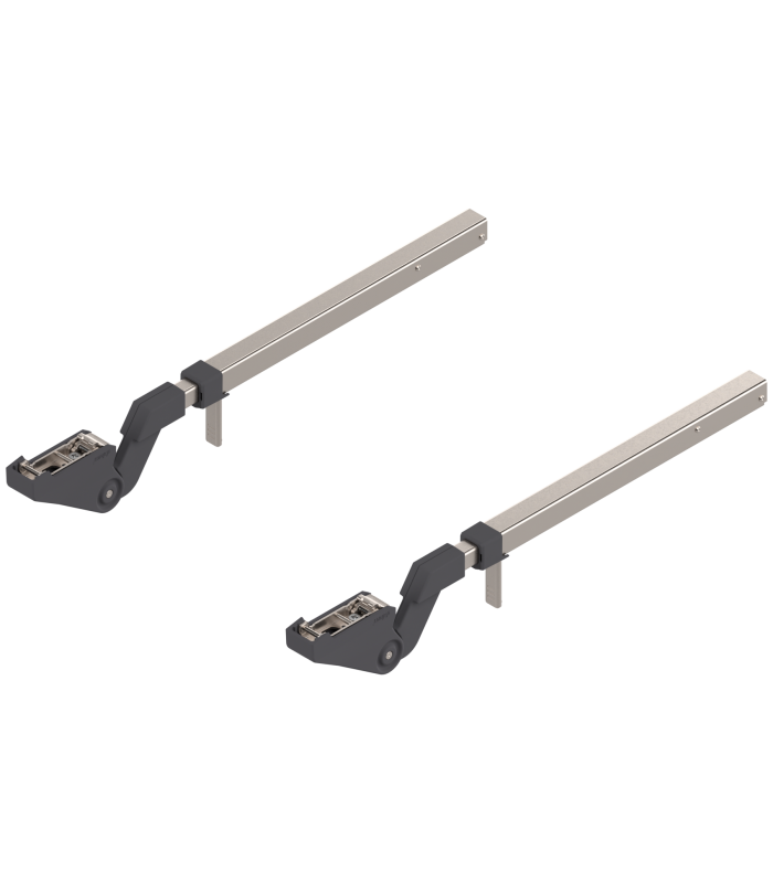 AVENTOS HF do frontów uchylno - składanych  podnośnik teleskopowy  zestaw   wys. korpusu 560-710 mm  symetryczny  nik