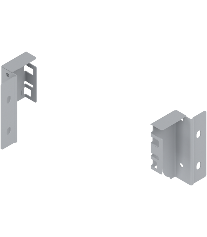 Uchwyt drewnianej ścianki tylnej TANDEMBOX  wys. M  96 5 mm   prawy lewy  R9006 szara Z30M000S.04