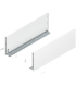 Bok szuflady LEGRABOX  wysokość F  241 mm   dł. 650 mm  lewy/prawy  do LEGRABOX pure  jedwabiście biały mat