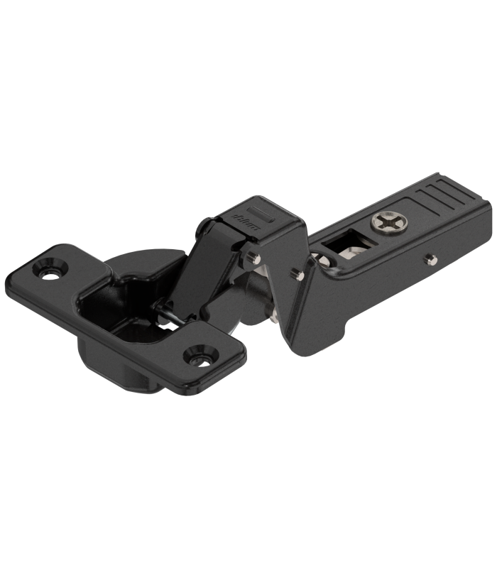 CLIP top zawias do drzwi profil. 95   Drzwi wpuszczane  bez sprężyny  puszka  na wkręty  czarny 70T9750.TL