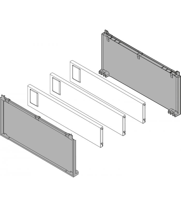 AMBIA-LINE zestaw na butelki  antracyt mat ZC7B0200S