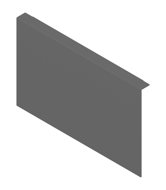 AMBIA-LINE adapter do montażu ramy do drewnianej ścianki tylnej do szuflady z wysokim frontem LEGRABOX wysokość C  s