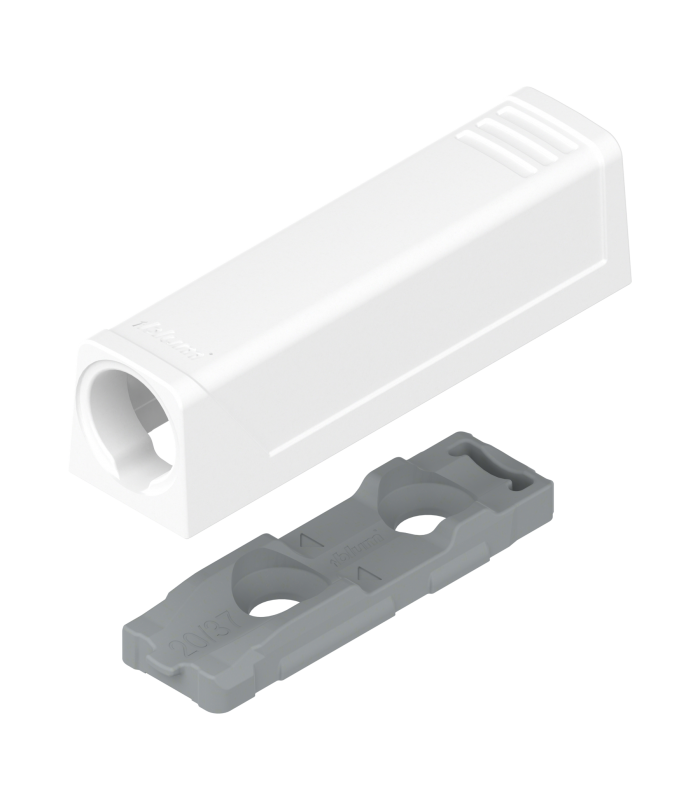 Adapter TIP-ON do drzwi  Wersja standardowa  Wkręty  biała 956.1201