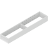 AMBIA-LINE  ramki do szuflady standardowej LEGRABOX  stal  dł. 500 mm  szerokość 100 mm  jedwabiście biały mat