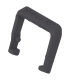 85  Ogranicznik kąta otwarcia do zawiasu do cienkich drzwi  ciemnoszara 70T4503