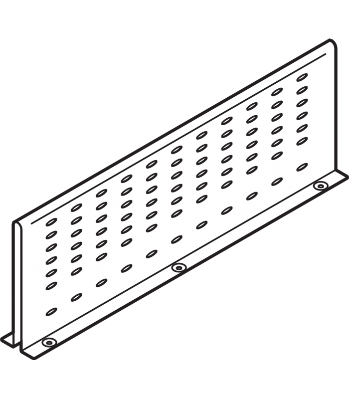 ORGA-LINE Ścianka działowa  dł. 500 mm  do szuflady z wysokim frontem TANDEMBOX plus  R9006 szara Z46C470S.E2