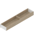 AMBIA-LINE  ramki do szuflady standardowej LEGRABOX  w opcji drewnopodobnej  dł. 500 mm  szerokość 100 mm  Dąb Bard.