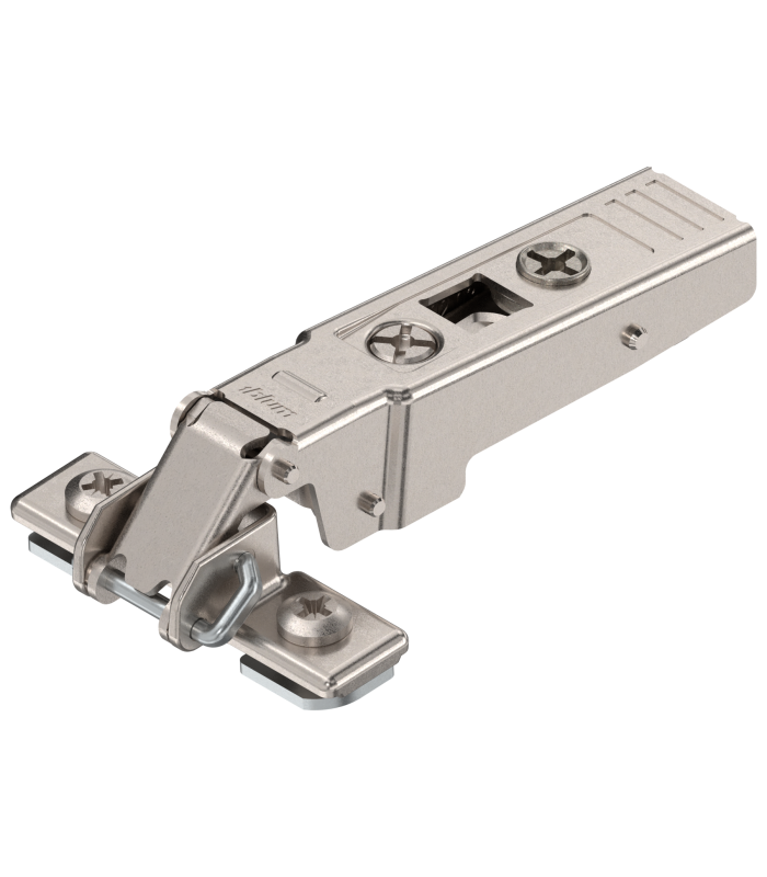 CLIP top zawias do ram alumin. 95   Drzwi nakładane  puszka  na zacisk   zawias zamknięty   niklowany 71T950A.22