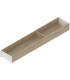 AMBIA-LINE  ramki do szuflady standardowej LEGRABOX  w opcji drewnopodobnej  dł. 550 mm  szerokość 100 mm  Dąb Bard.