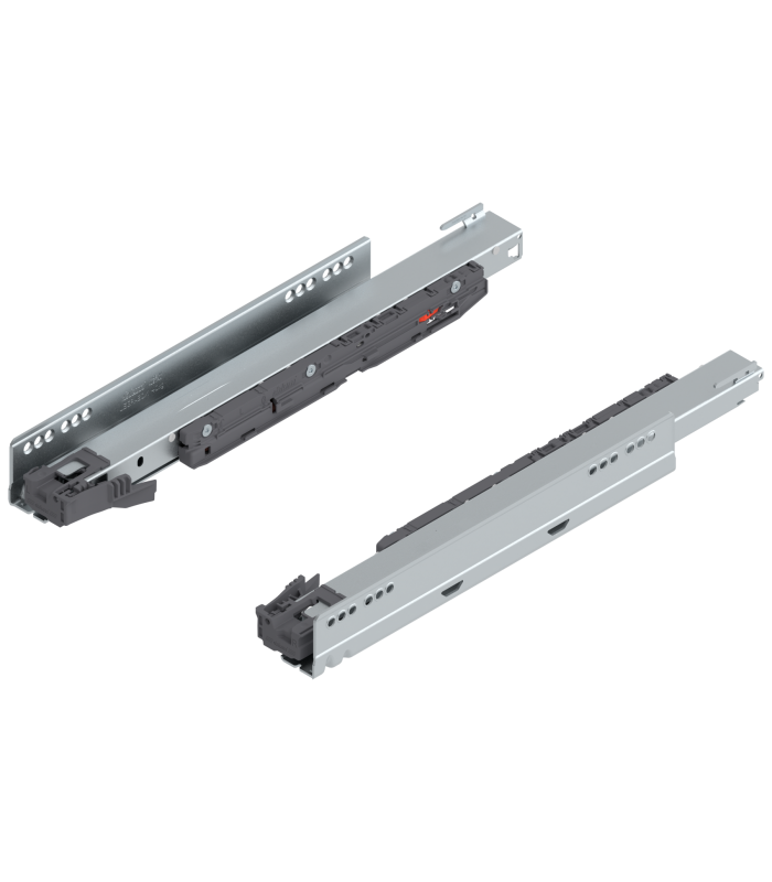 Prowadnica korpusu LEGRABOX z BLUMOTION S  pełny wysuw  40 kg  dł. 400 mm  lewa/prawa  cynkowana 750.4001S