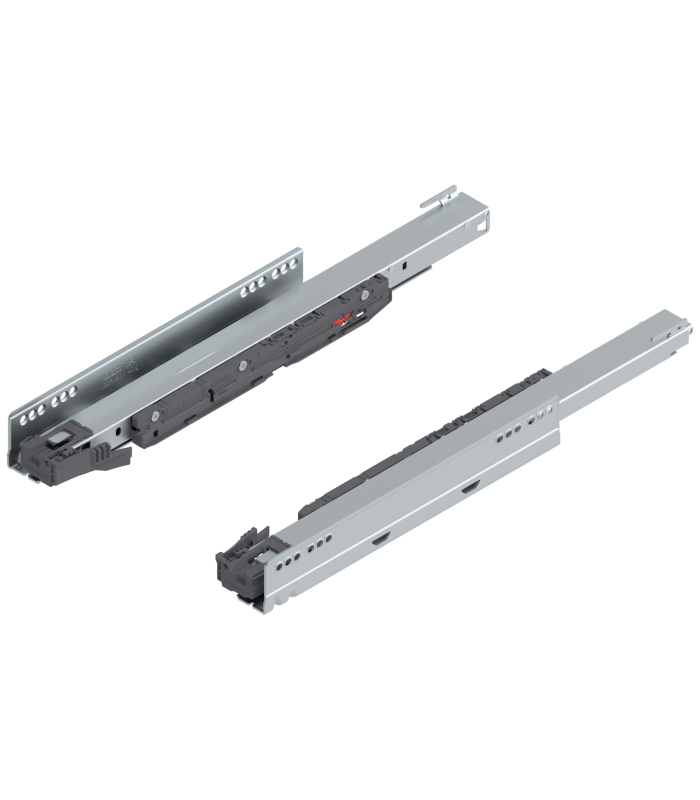 Prowadnica korpusu LEGRABOX z BLUMOTION S  pełny wysuw  40 kg  dł. 450 mm  lewa/prawa  cynkowana 750.4501S