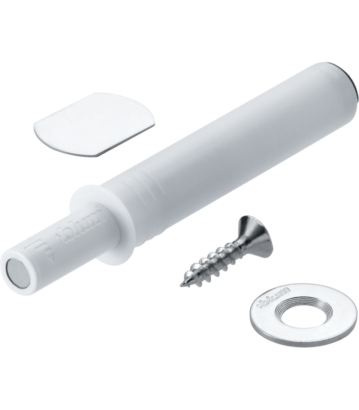 TIP-ON do drzwi  zestaw   Wersja standardowa  z magnesem  biała 956.1004