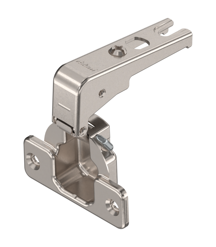 MODUL zawias do drzwi równoległych 95   Wpuszczany  puszka  na wkręty  niklowany 99M9550