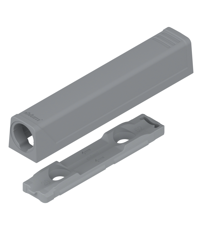Adapter TIP-ON do drzwi  Wersja silniejsza  Wkręty  R7036 platynowoszara 956A1201