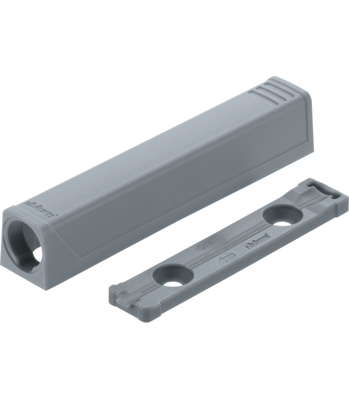 Adapter TIP-ON do drzwi  Wersja silniejsza  Wkręty  R7036 platynowoszara 956A1201