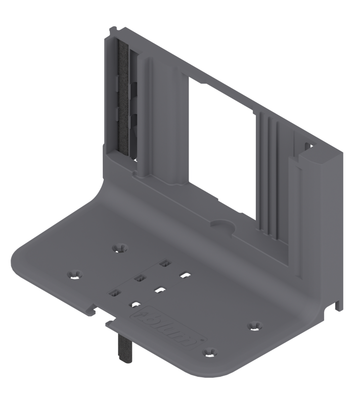uchwyt napędu SERVO-DRIVE dla 1 jednostki napędowej  z przewodem  Występ przewodu 800 mm   R7037 ciemnoszara Z10D0311