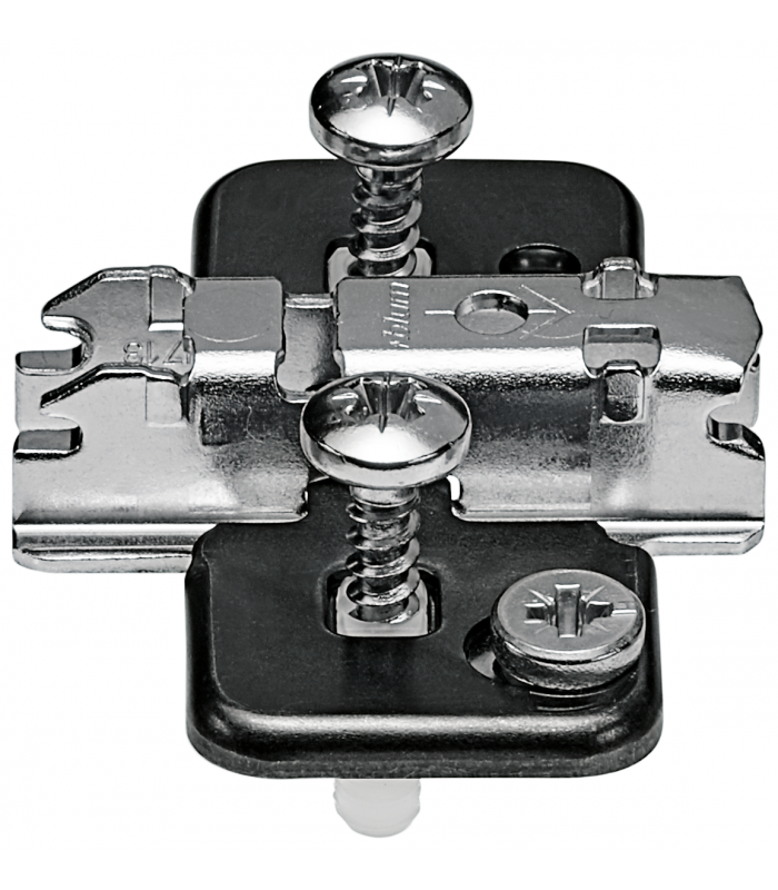 CLIP prowadnik  krzyżakowy  3 mm  Stal  EXPANDO  zamont. specj. wkręty z kołkiem rozporowym   RW  mimośród  czarny