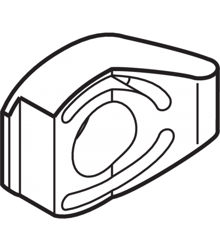 Blokada otwarcia do METABOX - częściowy wysuw  naturalna 320M0009.01