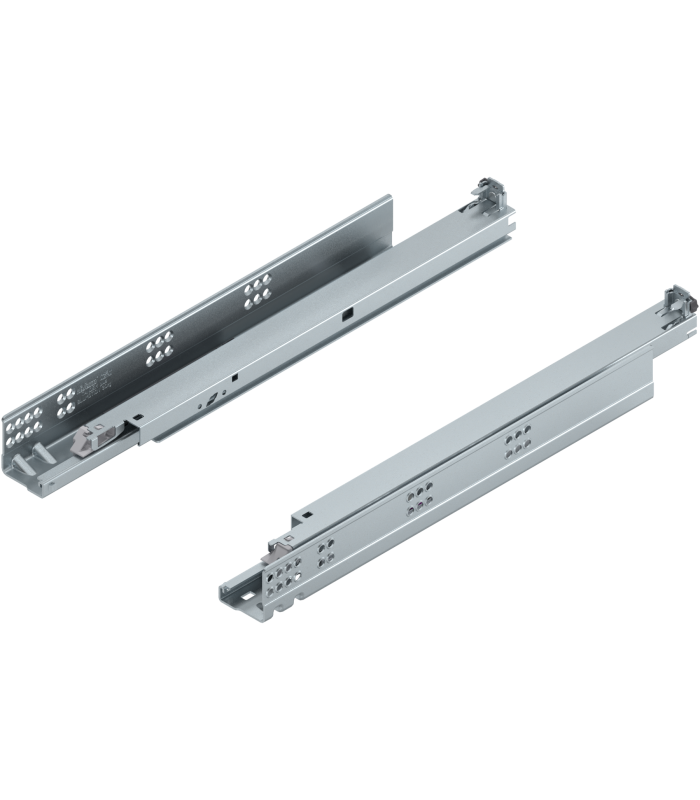 TANDEM BLUMOTION Pełny wysuw  30 kg  dł. 450 mm  do Grubość płyty 17-19 mm  wymaga sprzęgła  lewa/prawa  cynkowan