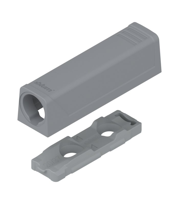 Adapter TIP-ON do drzwi  Wersja standardowa  Wkręty  R7036 platynowoszara 956.1201