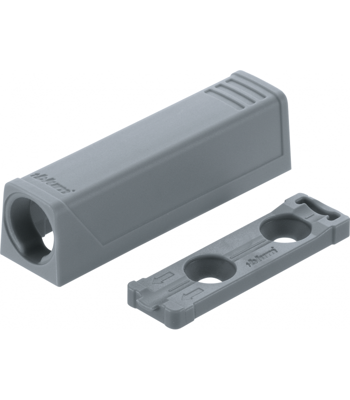 Adapter TIP-ON do drzwi  Wersja standardowa  Wkręty  R7036 platynowoszara 956.1201