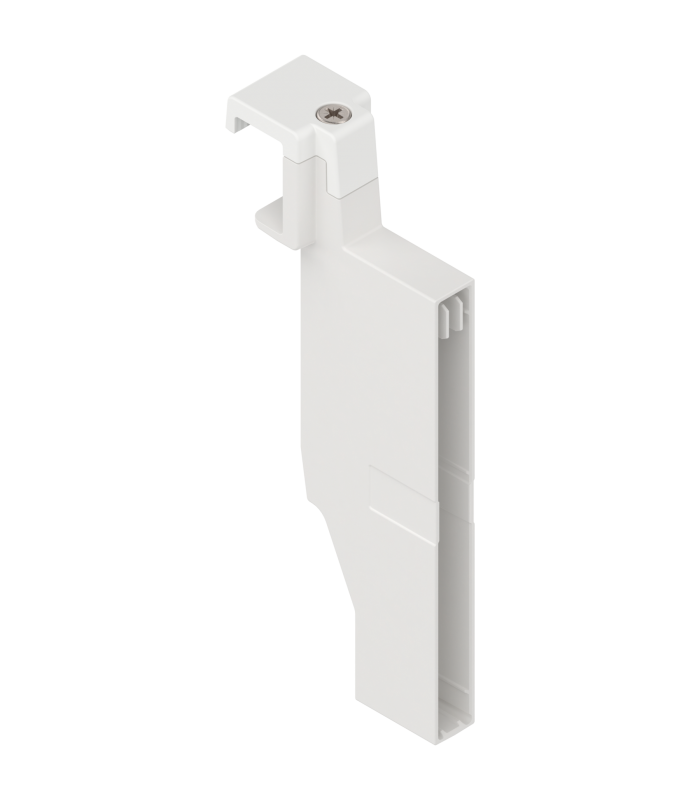 ORGA-LINE uchwyt listwy poprzecznej  do szuflady z wysokim frontem TANDEMBOX antaro  wysokość C  biała Z40C0002Z