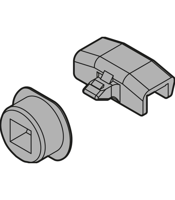 Zabierak do szuflady wewnętrznej  do LEGRABOX  antracyt mat/ciemnoszary ZI7.0M07