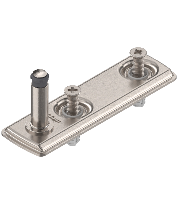 AVENTOS HK-XS do frontów uchylnych  Mocowanie korpusu  EXPANDO  niklowany 20K51E1