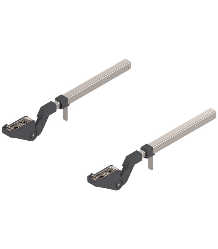 AVENTOS HF do frontów uchylno - składanych  podnośnik teleskopowy  zestaw   wys. korpusu 480-570 mm  symetryczny  nik