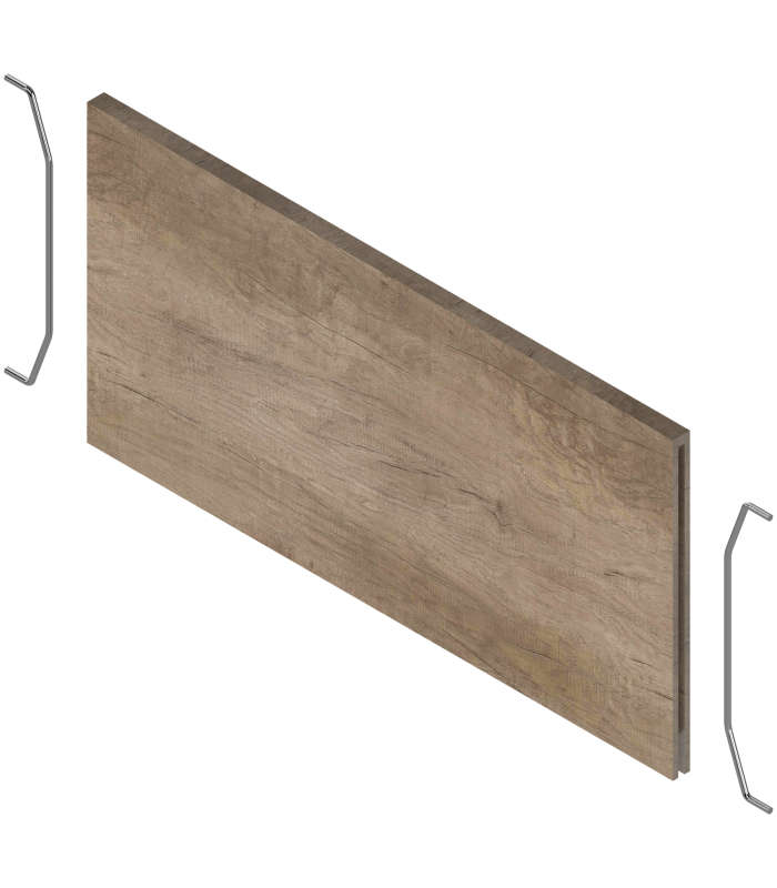 AMBIA-LINE listwa poprzeczna do szuflady z wysokim frontem LEGRABOX  ZC7F400RHP   w opcji drewnopodobnej  Dąb Nebr. sza