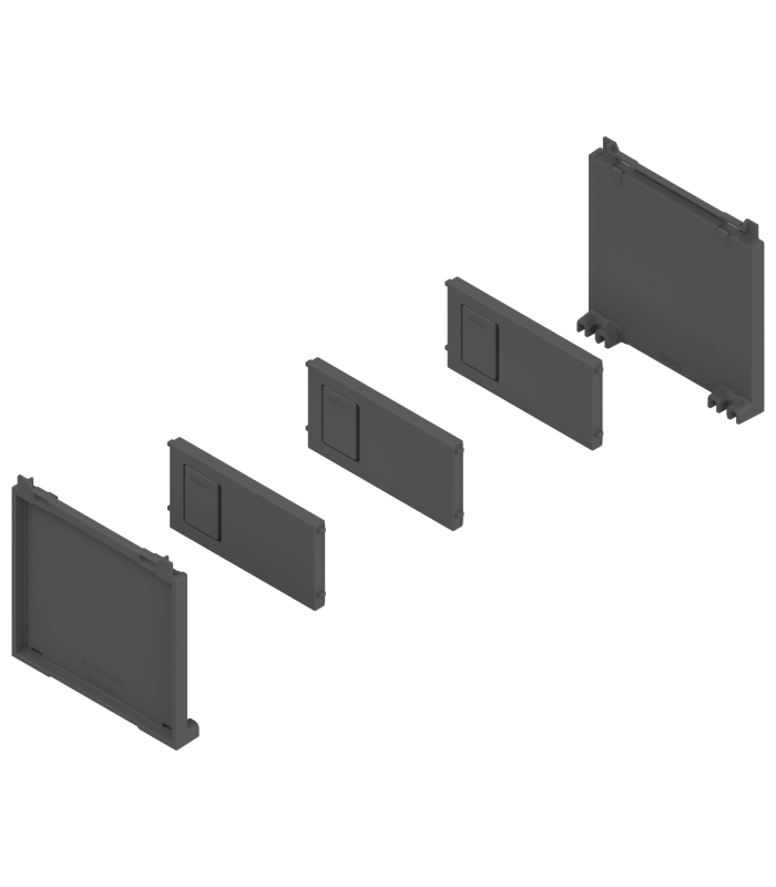 AMBIA-LINE zestaw na butelki  antracyt mat ZC7B0100S